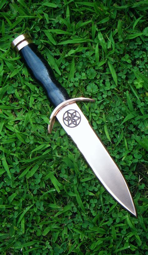 This Delicate Athame Was A Custom Order It Possesses A Jet Black