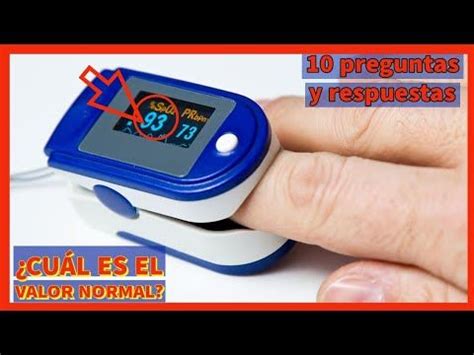 Oxímetro De Dedo Valores Normais - Oxímetro de dedo VALORES NORMALES