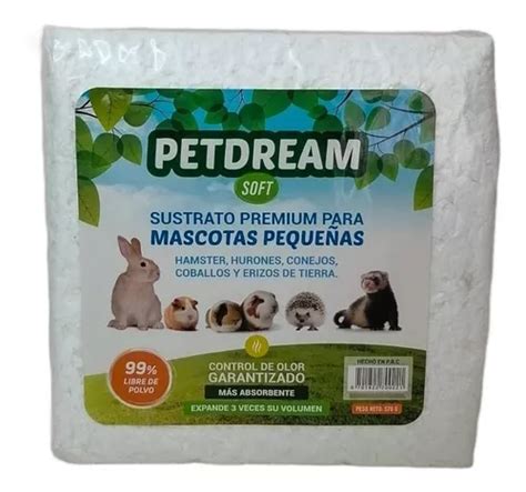 Sustrato Papel Pet Dream Soft G Hamster Erizos Conejo Ar Cuotas