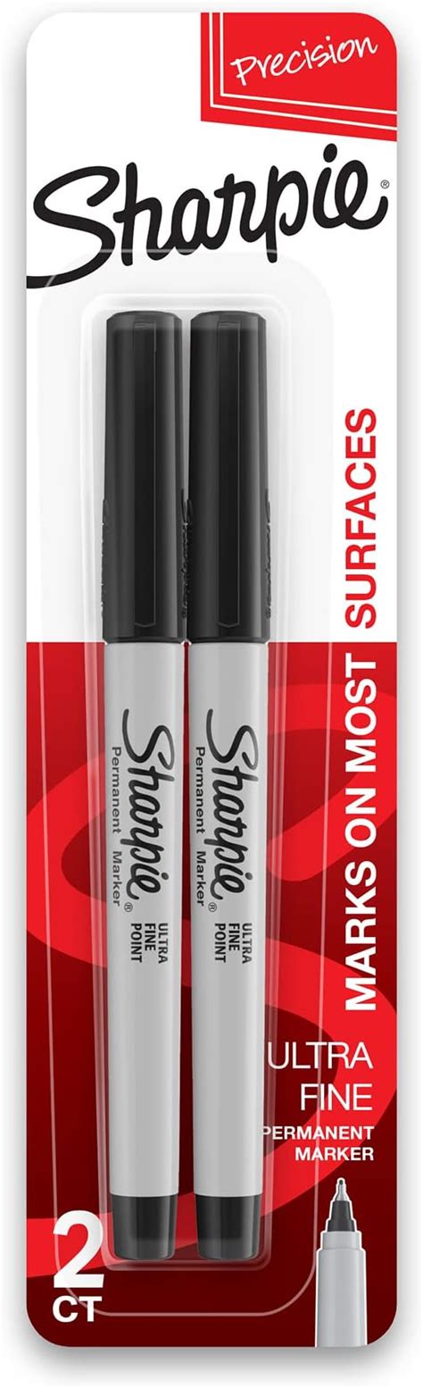 Amazon Co Jp Sharpie Ultra Fine Point Permanent Markers 2 Black