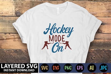 Hockey Mode On Svg Cut File Graphic By Craftart Creative Fabrica