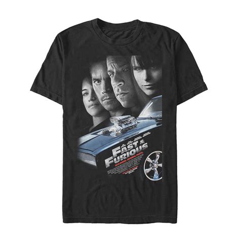 Fast Furious Men S Fast Furious Character Poster Graphic Tee