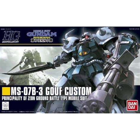 Bandai Hguc 1144 Ms 07b 3 Gouf Custom D Toys Gundam กันดั้ม กันพลา