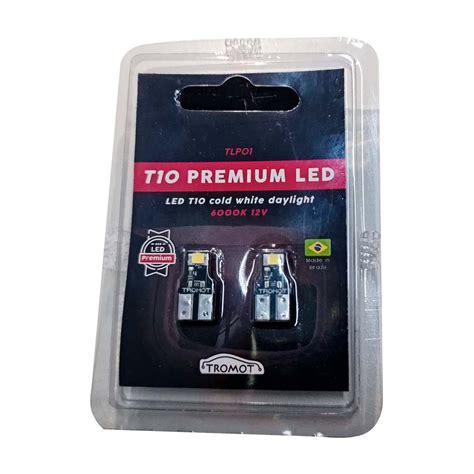 Lampada Led Pingo T Tromot K V Par Branca Farol Tlp