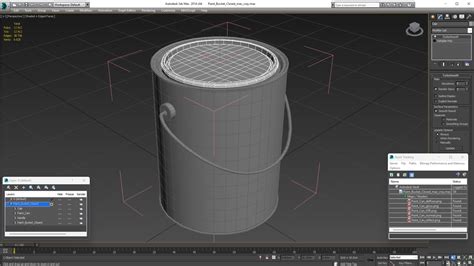 Paint Bucket Closed 3d Model 19 Obj Lxo Ma Max Fbx C4d Blend 3ds Free3d