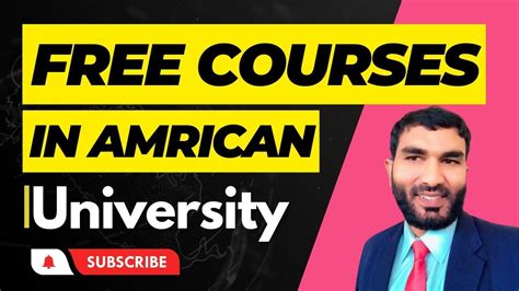 Free Courses in America University || Get Online Certificate - YouTube