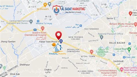 Faisal Town Phase Payment Plan Location Map Noc