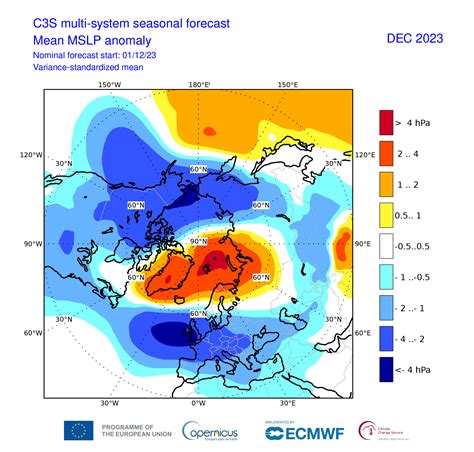 Previsioni Meteo Inverno La Tendenza Stagionale Secondo Copernicus Mappe