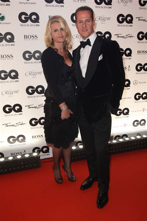 Photo Michael Schumacher Et Son Pouse Corinna Lors Des Gq Men