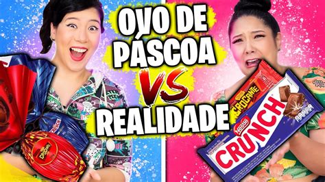 Ovo De P Scoa Vs Realidade Challenge Desafio Youtube