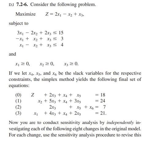 Solved D 1 7 2 6 Consider The Following Problem Maximize Z