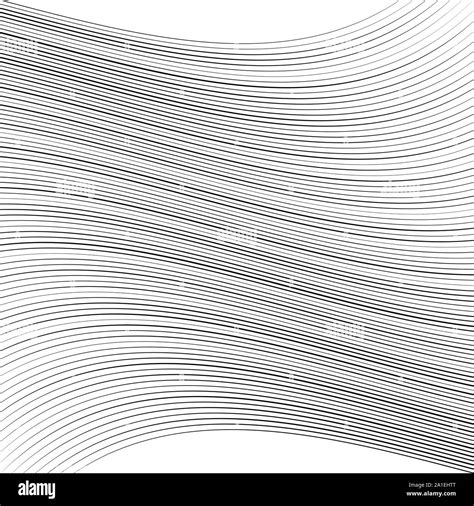 Geometric Waving Wavy Parallel Lines Ripple Twisted Lines Pattern