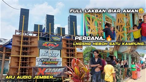 Perdana Arj Audio Jember Baru Cek Sound Langsung Bikin Heboh Satu