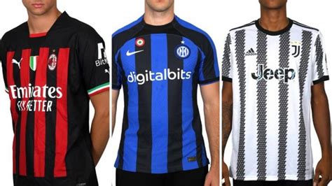 Nuove Maglie 2023 Di Inter Juve Milan Come Saranno Video Atelier