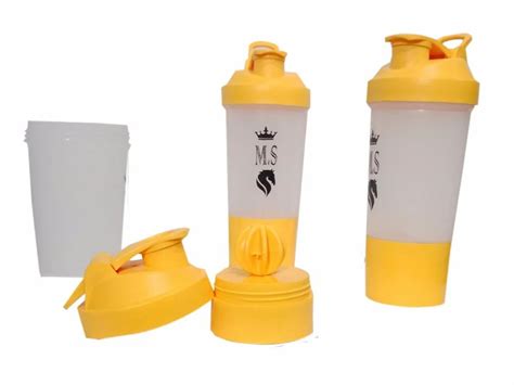 White And Orange Plastic Shaker Bottle Ml At Rs Piece In New