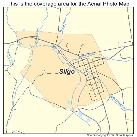 Aerial Photography Map of Sligo, PA Pennsylvania