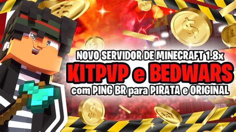 Melhor Servidor De Kitpvp E Bedwars Vagas Na Staff Para Minecraft