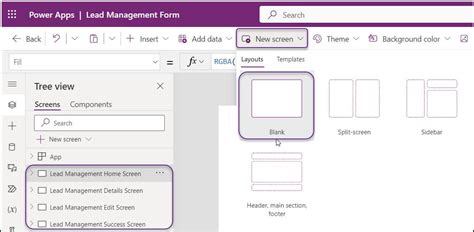 Create Multiple Tabs In Power Apps Form Download Lead Management App Example Sharepoint