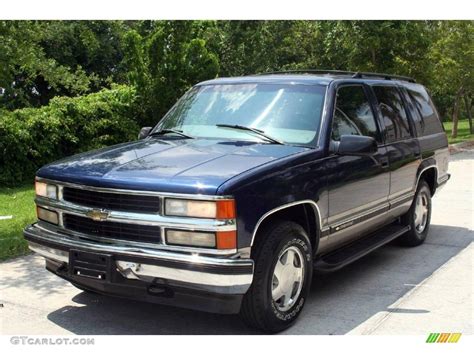 1998 Indigo Blue Metallic Chevrolet Tahoe Ls 4x4 12350518 Photo 54