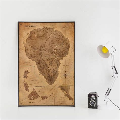 jurassic park map postermovie posters vintage typographic posters