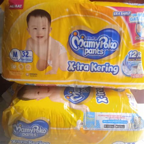 Jual Mamy Poko Pants Extra Kering M32 Shopee Indonesia