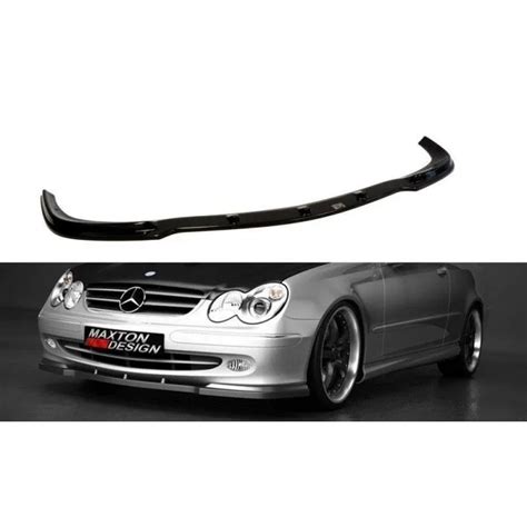 Achat Maxton Lame Du Pare Chocs Avant Mercedes Clk W Standard Pare