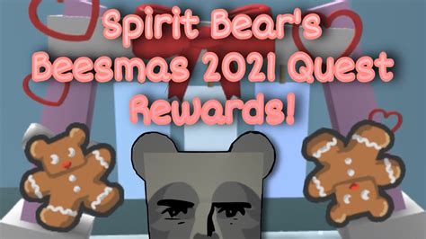 COMPLETING SPIRIT BEAR S BEESMAS QUEST 2021 Bee Swarm Simulator