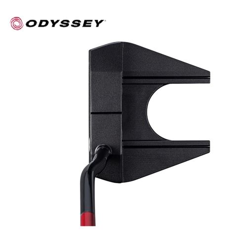 2023年モデル即納オデッセイ ODYSSEY 右用 パター WHITE HOT BLACK 7 ダブルベント マレットタイプ STROKE LAB シャフト 34インチ メンズ