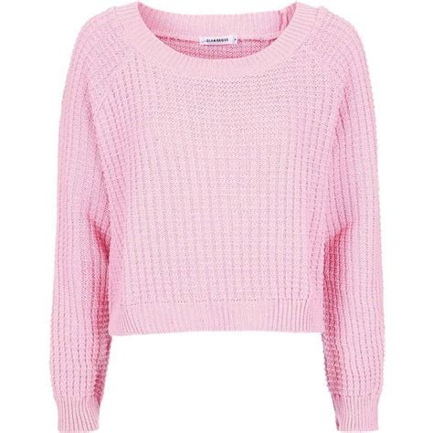 Topshop Cropped Waffle Knit Jumper By Glamorous Topshop Outfit