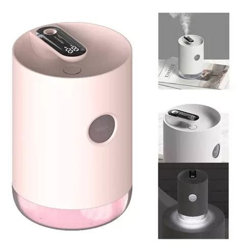 Humidificador 1 L Aromatizador Ultrasonico Recargable Led Cuotas Sin