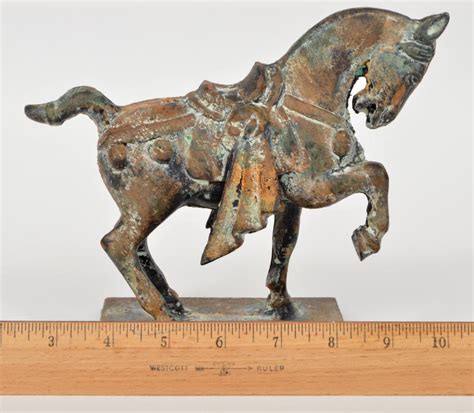 Antique Chinese Metal Horse Figurine