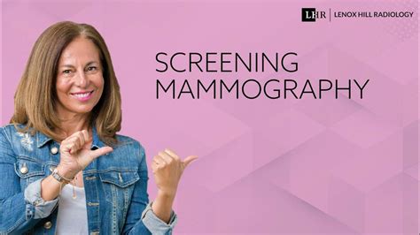 Preventative Screening At Lenox Hill Radiology Screening Mammography Youtube