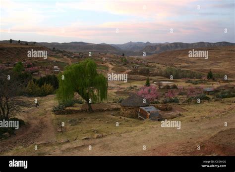 Mountains in Lesotho (Africa Stock Photo - Alamy