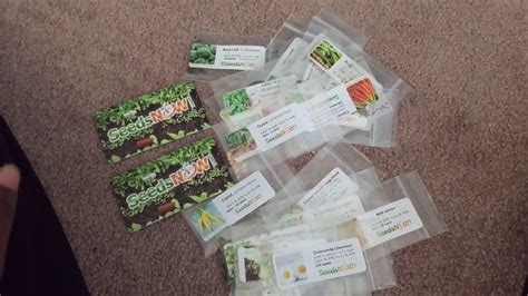 Organic And Non Gmo Seeds Unboxing Youtube