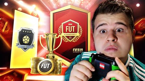 J OUVRE MES RÉCOMPENSES ÉLITE FUT CHAMPIONS FIFA 19 YouTube