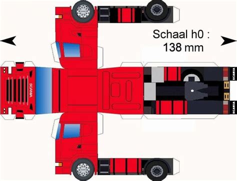 Truck Papercraft Free Download Paper Model Trucks Trailer Vlot1 Paper