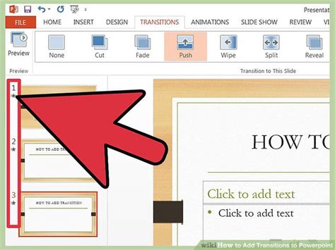 How To Add Transitions To Powerpoint 10 Steps With Pictures