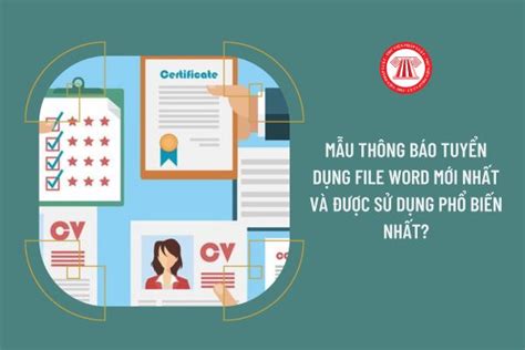 Mẫu Thông Báo Tuyển Dụng File Word Mới Nhất Và được Sử Dụng Phổ Biến Nhất