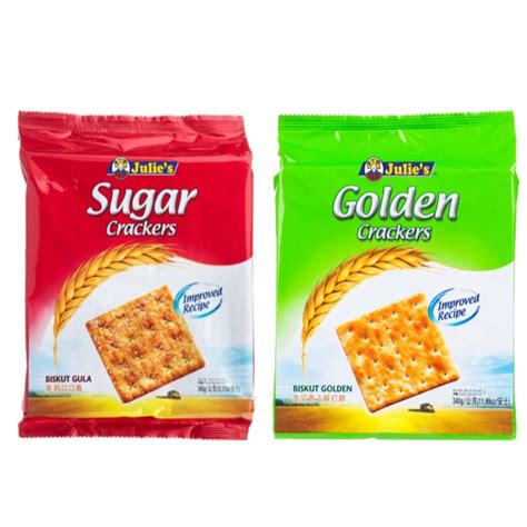 Julies Sugargolden Crackers 345g 6 And 12 Packets Biskut Julies