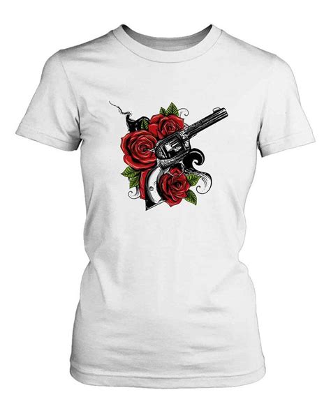 Guns And Rose Womens T Shirt Guns N Roses Perfect Woman Casual