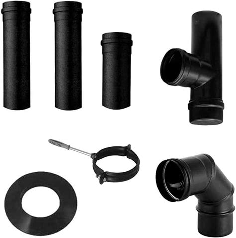 Kit De Estufa De Pellets De Acero Al Carbono Tubos Con Injertos Tubo Para Humo Amazones