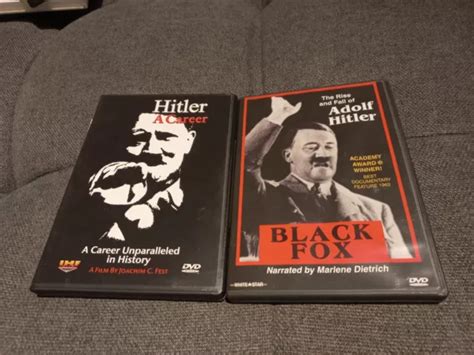 ADOLF HITLER DVD 1962 Documentary Nazi War Movie - Black Fox & Career 2 DVD $26.91 - PicClick AU