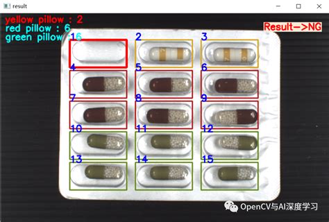 Halcon缺陷检测实例转opencv实现（五）混合颜色药片缺陷检测opencv 药片 检测 Csdn博客