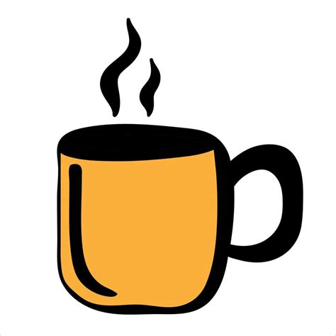 A Cup With A Hot Drink 16125558 Vector Art At Vecteezy