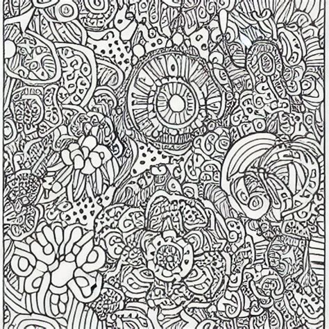 Prompthunt A Coloring Book Page By Johanna Basford