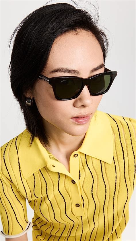 Gucci Winged Cat Eye Sunglasses Shopbop