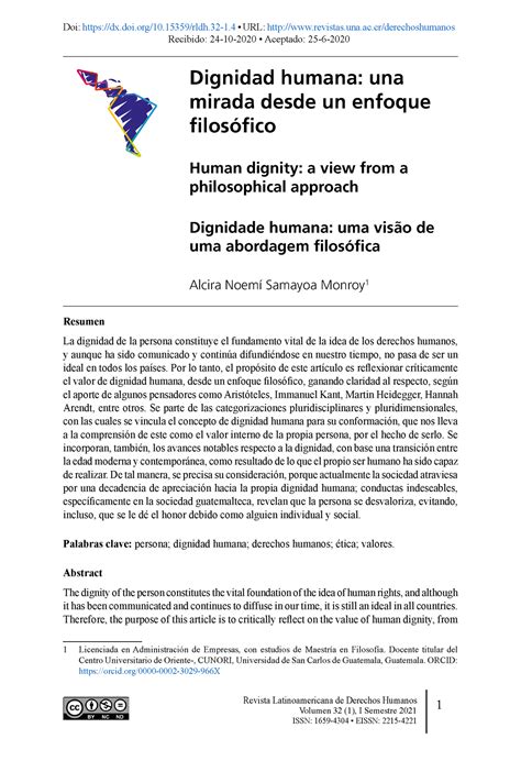 A Dignidade Humana Na Linguagem Filosófica é Um Direito Essencial