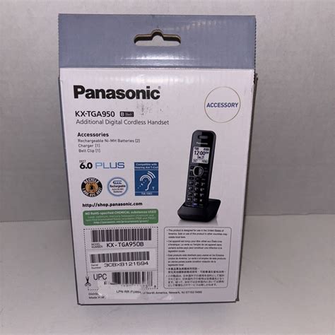 Panasonic KX TGA950B Cordless Expansion Handset 885170116238 EBay