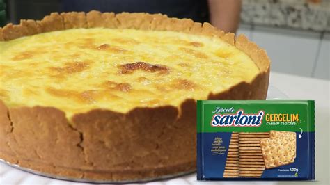 Torta De Milho Cream Cracker Sarloni Villoni Alimentos