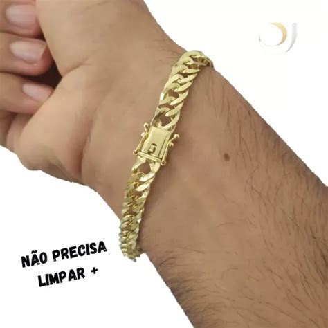 Bracelete De Moeda Antiga Masculino Banhada A Ouro Promo O Frete Gr Tis